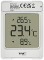 TFA Dostmann Digitales Fensterthermometer WINDOO Ablakhőmérő Szürke bélyegkép