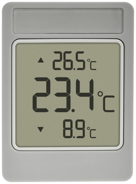 TFA Dostmann Digitales Fensterthermometer WINDOO Ablakhőmérő Szürke 2. kép