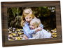 TFA Dostmann FRAMEO App Digitális WiFi képkeret 25.7 cm 10.1 coll 1280 x 800 Pixel 32 GB Fa (sötét), 2. bélyegkép