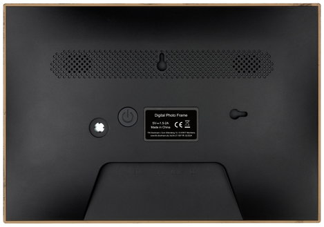 TFA Dostmann FRAMEO App Digitális WiFi képkeret 25.7 cm 10.1 coll 1280 x 800 Pixel 32 GB Fa (sötét), 3. kép