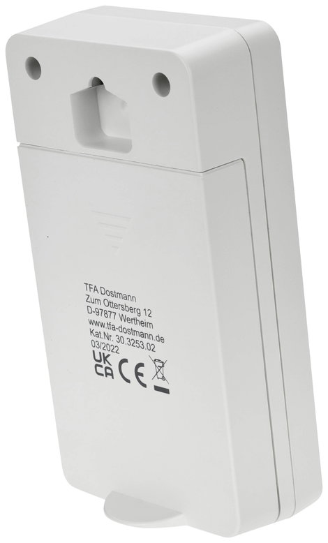 TFA Dostmann 30.3253.02 Hőmérséklet-/légnedvesség érzékelő 433 Mhz rádiójel 2. kép