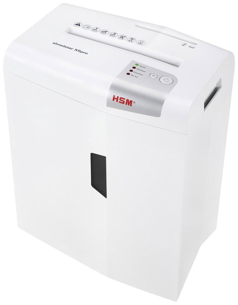 HSM Shredstar X6 pro Iratmegsemmisítő 7 lap Részecskevágás 2 x 15 mm P-5 20 l Szintén megsemmisíti G