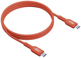 club3D USB C kábel USB 2.0 USB-C® dugó 1.00 m Narancs CAC-1511