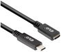 club3D USB C kábel USB 3.2 Gen1 (USB 3.0 / USB 3.1 Gen1) USB-C® dugó, USB-C® alj 2.00 m Fekete CAC-1 bélyegkép