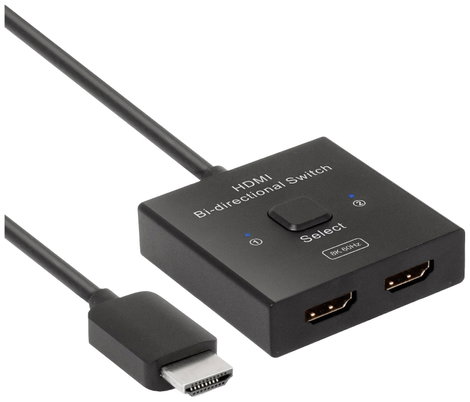 club3D HDMI Switch 2-in-1 bidirektional 2 port HDMI switch 7680 x 4320 pixel 3. kép