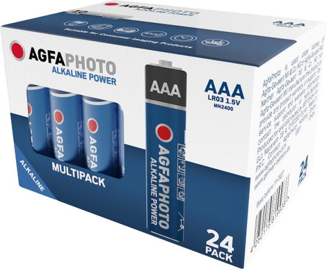 AgfaPhoto Mikroelem Power LR03 Alkáli mangán 1.5 V 24 db