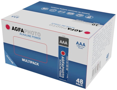 AgfaPhoto Mikroelem Power LR03 Alkáli mangán 1.5 V 48 db