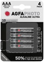AgfaPhoto Mikroelem Ultra LR03 Alkáli mangán 1.5 V 4 db bélyegkép