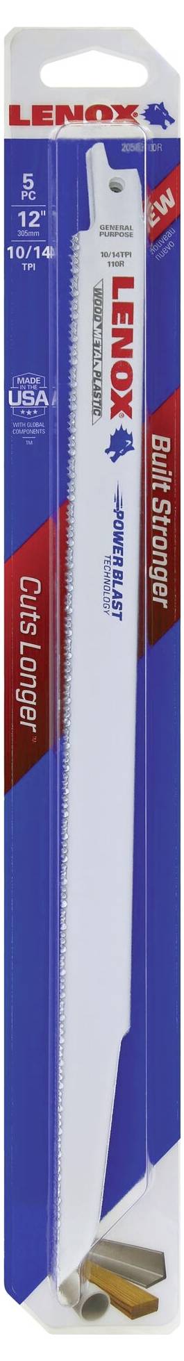 Lenox 20583110R BIM dugattyús fűrészlap univerzális alkalmazásokhoz 305x19x1,3 mm Fűrészlap hossz 30 5. kép