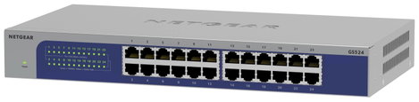 NETGEAR GS524-300EUS Ethernet switch 24 port 1 GBit/s 2. kép