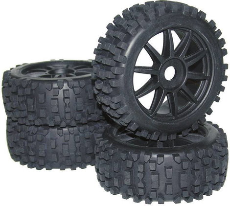 RC kerék, 1:8 Buggy Big Core Reely MV3693SBA3 Tuning, 114 mm