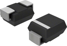 Dióda, ház típus: DO-214AC, I(F) 1 A, zárófeszültség: U(R) 1 kV, Diotec US1M