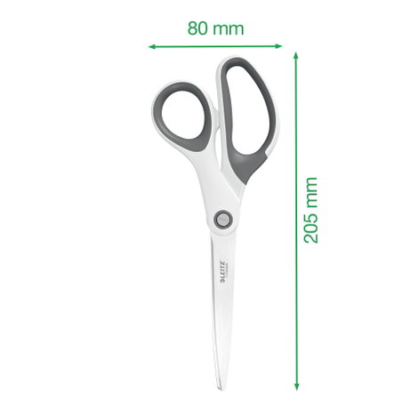 Leitz 53192026 Univerzális olló Balkezes, Jobbkezes 205 mm Piros 2. kép