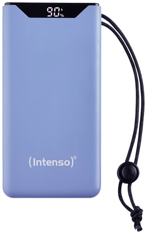 Intenso F10000 Powerbank 10000 mAh Quick Charge, Power Delivery LiPo USB-A, USB-C® Kék állapotjelző 3. kép