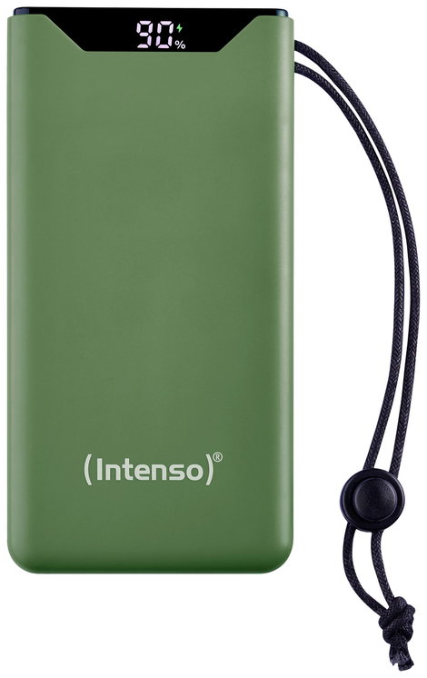 Intenso F10000 Powerbank 10000 mAh Quick Charge, Power Delivery LiPo USB-A, USB-C® Zöld állapotjelző 3. kép