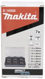 Makita Ütvefúró dugókulcs betét készlet 7 részes E-16592 2. bélyegkép