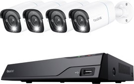 Reolink NVS8-8MB4 LAN IP-Megfigyelő kamera készlet8 csatornás4 db kamerával3840 x 2160 pixel