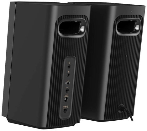 Creative T60 2.0 2.0 Számítógép hangszóró Bluetooth™, Vezetékes, Digitális 60 W Fekete 3. kép