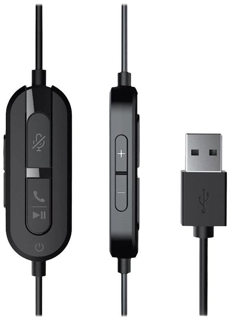 Creative Chat USB, On Ear headset Vezetékes Stereo Fekete Hangerő szabályozás, Mikrofon némítás 5. kép