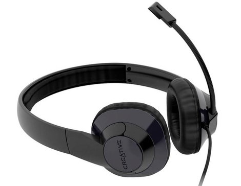 Creative HS-720 V2 On Ear headset Vezetékes Stereo Fekete, Ezüst Hangerő szabályozás, Mikrofon némít 3. kép