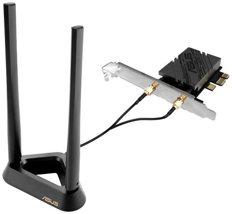 Asus PCE-BE92BT WLAN adapter PCI-Express 5764 MBit/s 2. kép