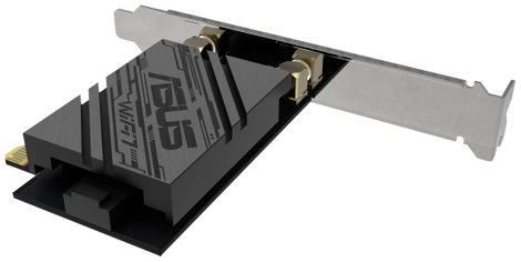 Asus PCE-BE92BT WLAN adapter PCI-Express 5764 MBit/s 4. kép