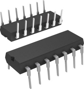 PIC processzor, ház típus: PDIP-14, Microchip Technology PIC16F505-I/P