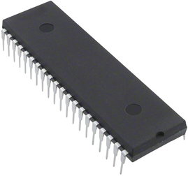 PIC processzor, ház típus: PDIP-40, Microchip Technology PIC16F877A-I/P