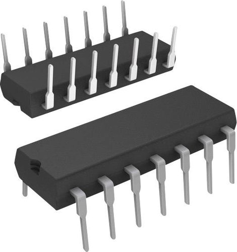 PIC processzor, ház típus: PDIP-14, Microchip Technology PIC16F676-I/P