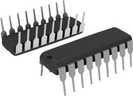 PIC processzor, Microchip Technology PIC16F819-I/P ház típus: PDIP-18