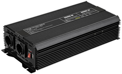 Goobay Inverter SPW IT 3000 W 12 V/DC - 230 V/AC, 5 V/DC
