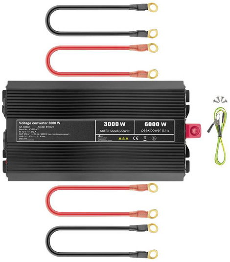 Goobay Inverter SPW IT 3000 W 12 V/DC - 230 V/AC, 5 V/DC 4. kép