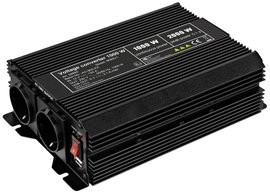 Goobay Sziget inverter SPW IT 1000 W 12 V/DC - 230 V/AC, 5 V/DC