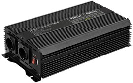 Goobay Inverter SPW IT 2000 W 12 V/DC - 230 V/AC, 5 V/DC