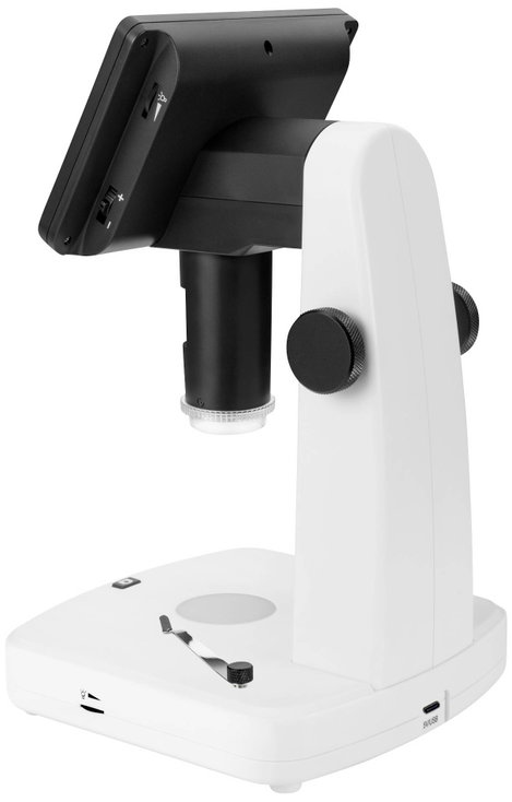 TOOLCRAFT TO-9076404 LCD digitális mikroszkóp polarizátorral 300 x Beeső fény, Átvilágítás 3. kép