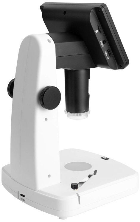 TOOLCRAFT TO-9076404 LCD digitális mikroszkóp polarizátorral 300 x Beeső fény, Átvilágítás 4. kép