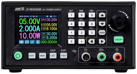 Joy-it JT-RD6006-C-B Labortápegység, szabályozható 0 - 60 V 0 - 6 A 360 W Távirányítható, Programozh 2. kép