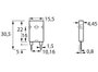 Isabellenhütte PBH-R010-F1-1.0 PBH-R010-F1-1.0 Fémréteg ellenállás 10 mΩ THT 10 W 1 % 1 db 2. bélyegkép