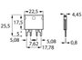Isabellenhütte PBV-R005-F1-1.0 PBV-R005-F1-1.0 Fémréteg ellenállás 5 mΩ THT 10 W 1 % 1 db 2. bélyegkép