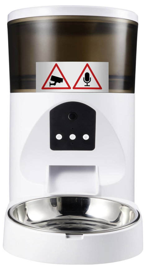 Állat kamera, Etető automata Fehér 1 db 2. kép