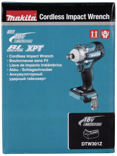 Makita DTW301Z Akkus ütvecsavarozó 18 V 2. kép