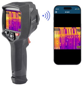 VOLTCRAFT WB-420 Hőkamera -20 - 550 °C 256 x 192 Pixel 25 Hz Beépített digitális kamera, Érintőképer