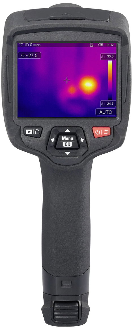 VOLTCRAFT WB-410 Hőkamera -20 - 550 °C 160 x 120 Pixel 25 Hz Beépített digitális kamera, Érintőképer 5. kép