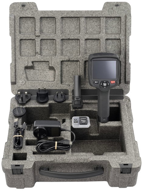 VOLTCRAFT WB-410 Hőkamera -20 - 550 °C 160 x 120 Pixel 25 Hz Beépített digitális kamera, Érintőképer 7. kép
