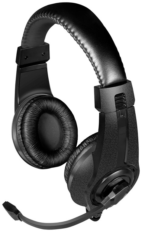 SpeedLink LEGATOS Gamer Over Ear headset Vezetékes Stereo Fekete Headset