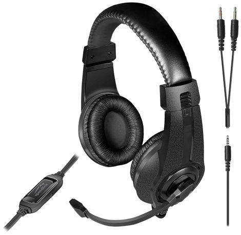 SpeedLink LEGATOS Gamer Over Ear headset Vezetékes Stereo Fekete Headset 3. kép