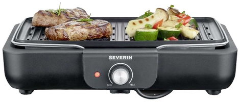 Severin 8556 Grillsütő Asztali Fekete 2. kép