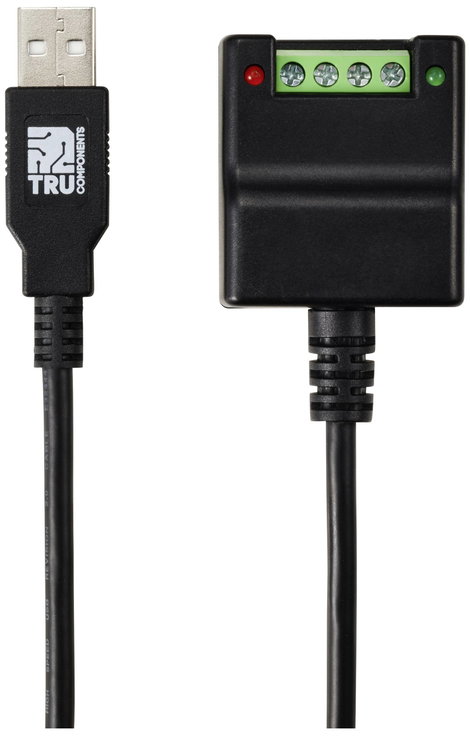 TRU COMPONENTS TC-12358892 TC-KW-190 Soros átalakító USB, RS-485, RS-422 Bemenetek: 1 x Kimenetek sz 2. kép
