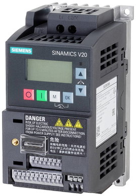 Siemens Bázis átalakító 6SL3210-5BB12-5BV1 0.25 kW 200 V, 240 V