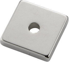 TRU COMPONENTS TC-12260084 Tartós mágnes Derékszögű (H x Sz x Ma) 20 x 19 x 4 mm Kerethőmérséklet (m